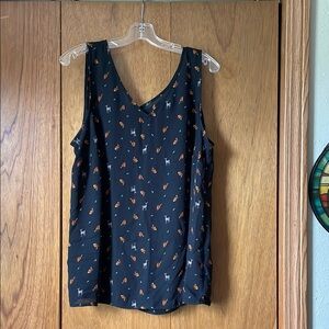 Maurices Blue Sleeveless Tank Top